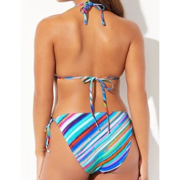 Ashley Graham x Swimsuits For All Tulum String Bikini Multicolored Size 8 - Picture 2 of 8